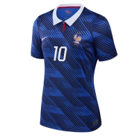 Camiseta Francia Kylian Mbappe #10 Primera Equipación Replica Mundial 2026 para mujer mangas cortas